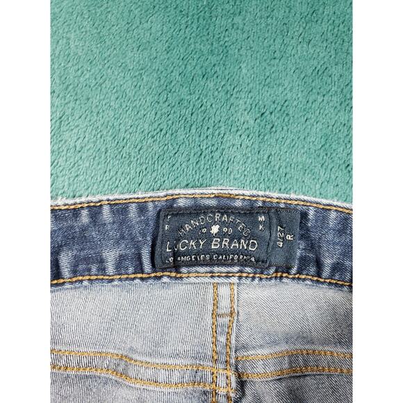 Lucky Brand Jeans Size 4 Womens Blue Stretch Pant Denim Mid Rise Lolita Bootcut - Picture 3 of 14